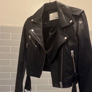 Wilfred Free Moto Leather Jacket XXS
